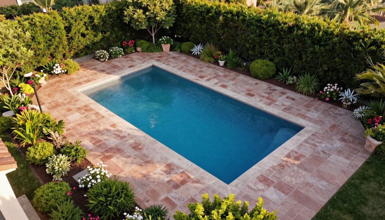 Napa pool service, cleaning and construction for a Wine Country backyard paradise